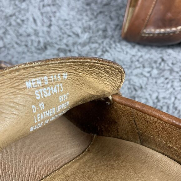 Sperry Topsider Penny Loafer Men 11.5 M Brown STS21473 Leather - Picture 8 of 8